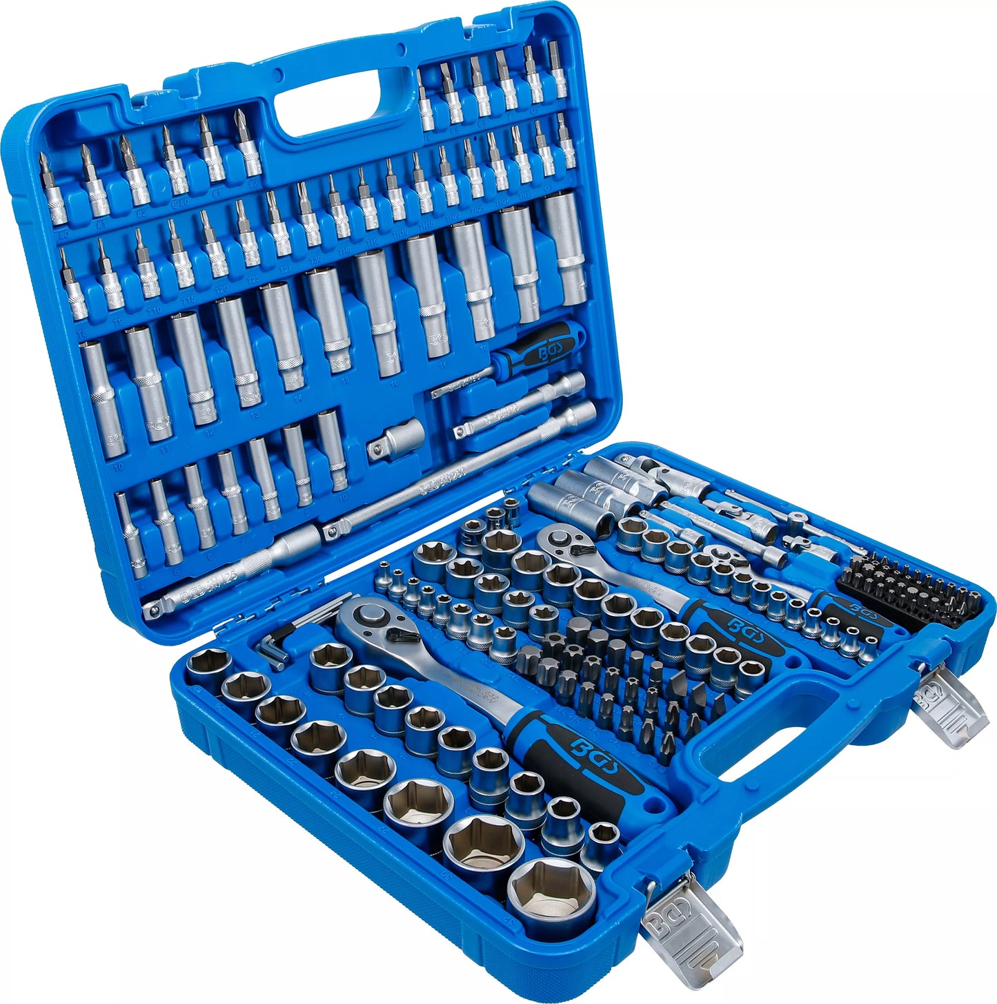 Steckschlüssel Satz 192 Teilig Ratschen Koffer Knarren Kasten Set 1/2" 3/8" 1/4"