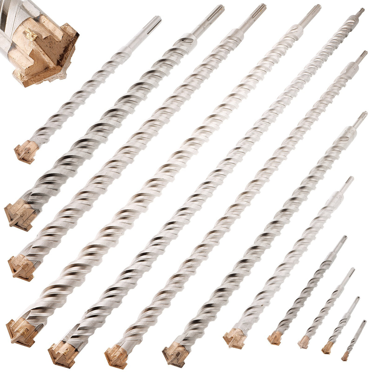 Betonbohrer SDS-PLUS / SDS-MAX Ø 5 – 40 mm