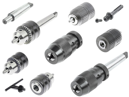 Bohrfutter Zahnkranz, Schnellspann & Präzision – B12 bis B22, MK2/MK3, SDS