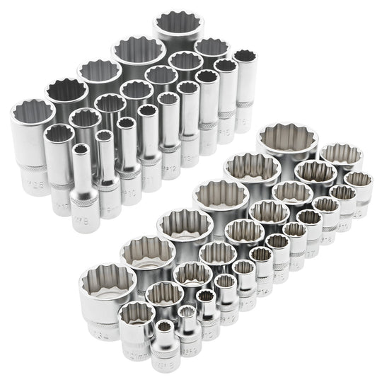 Stecknuss 1/2" Zwölfkant & Vielzahn 8 – 36 mm