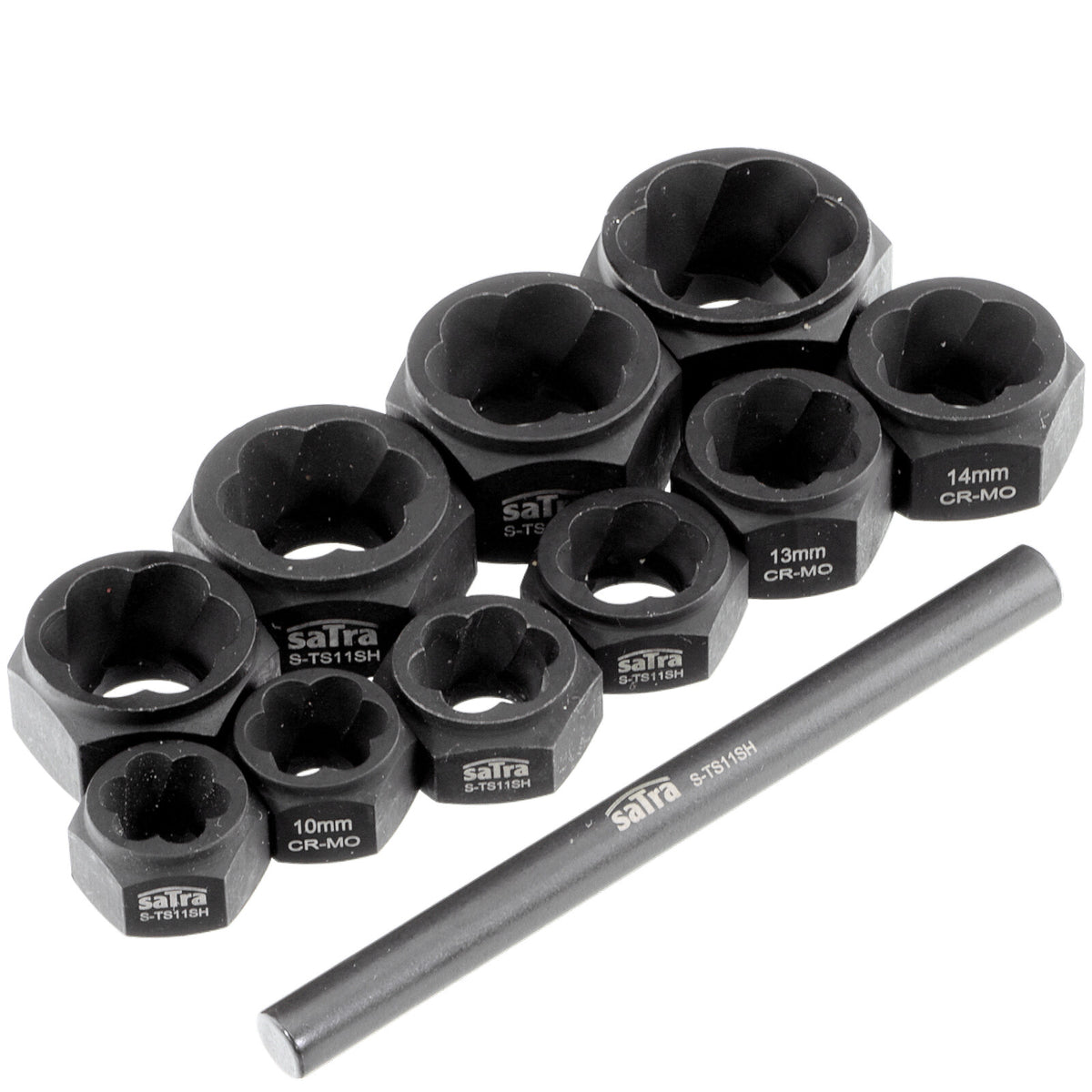 Mutternausdreher-Satz 9 – 19 mm, Linksausdreher