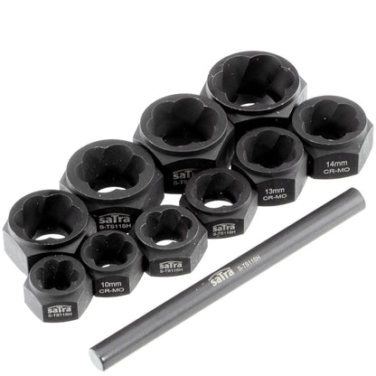 Mutternausdreher-Satz 9 – 19 mm, Linksausdreher