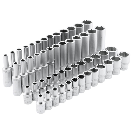 Stecknuss 1/4" 4 – 14 mm, Sechskant & Zwölfkant
