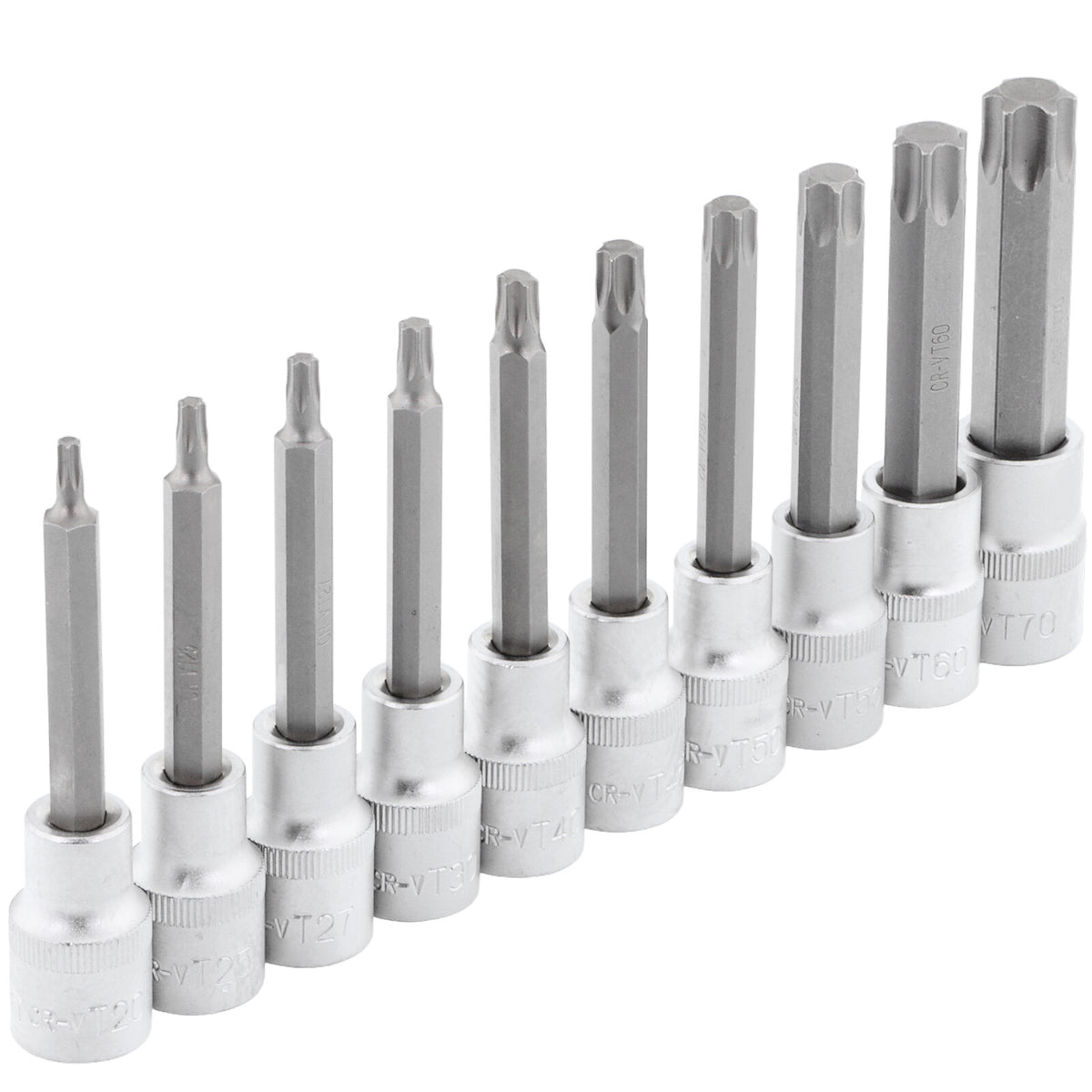 Steckschlüsselsatz für Torx T20 – T70