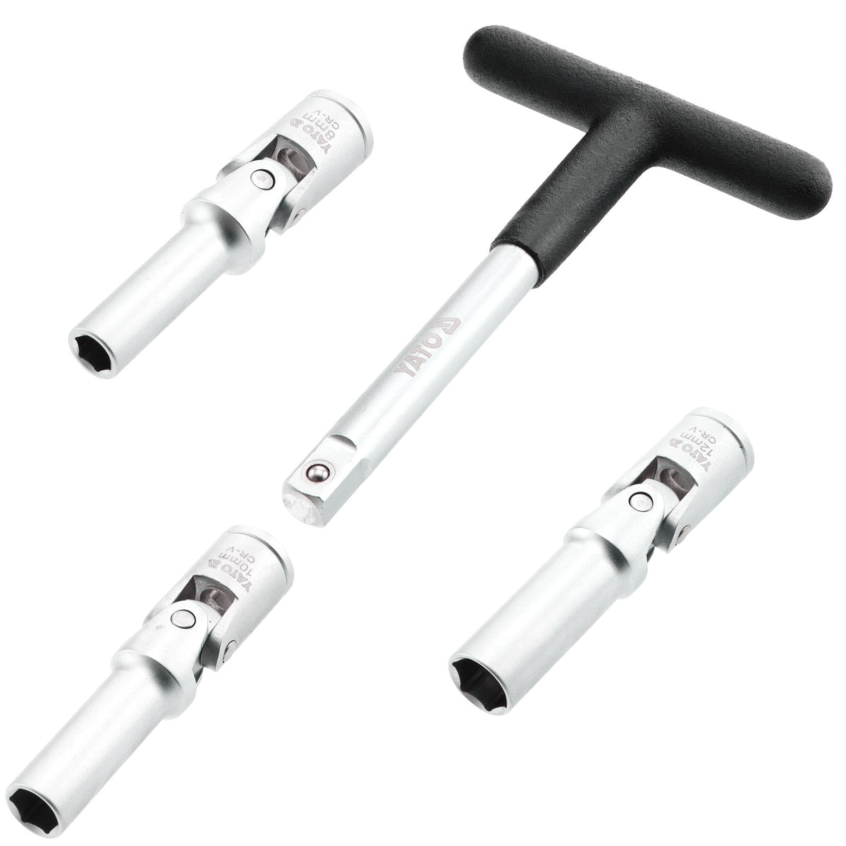 Glühkerzen-Steckschlüsselsatz 8, 10, 12 mm