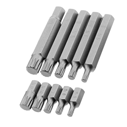 Steckschlüssel-Bitsatz 40-tlg. Torx, Inbus, Vielzahn
