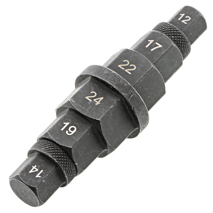 Motorrad-Steckachsen-Stecknusssatz 12 – 24 mm
