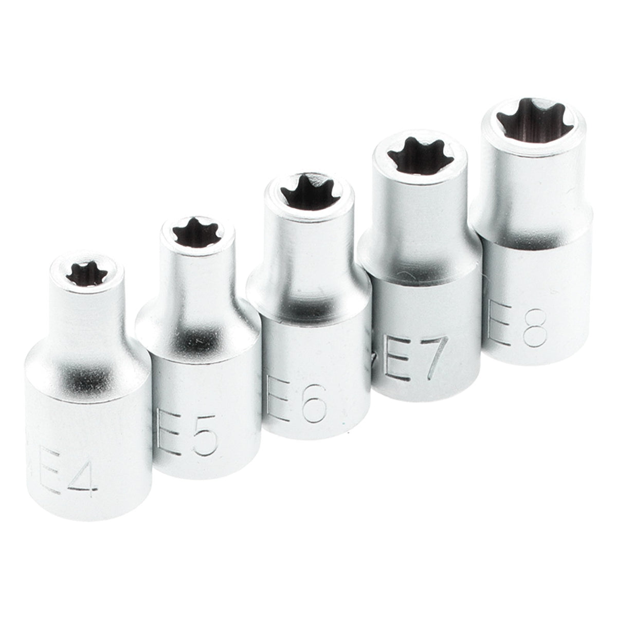 Steckschlüsselsatz innen & außen Torx T15 – T60 / E4 – E24