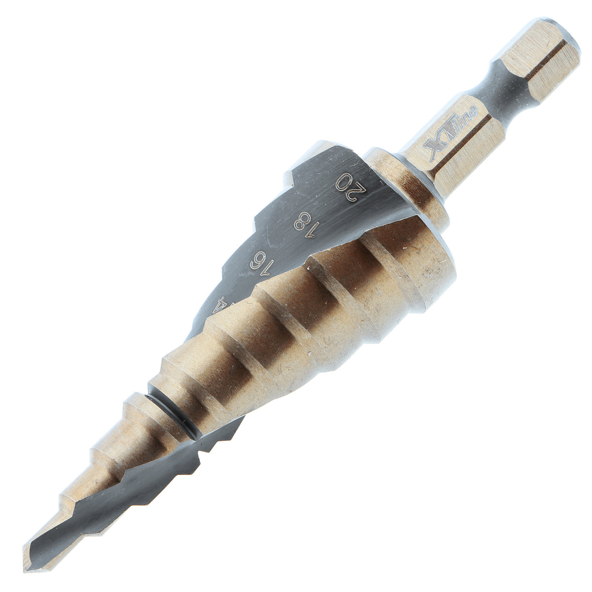HSS-Stufenbohrer 4 – 52 mm, TiAlN-beschichtet