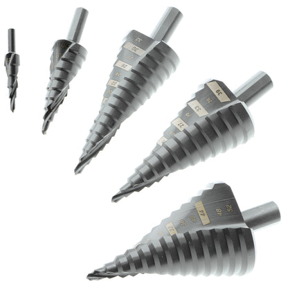HSS-Stufenbohrer 4 – 52 mm, TiAlN-beschichtet