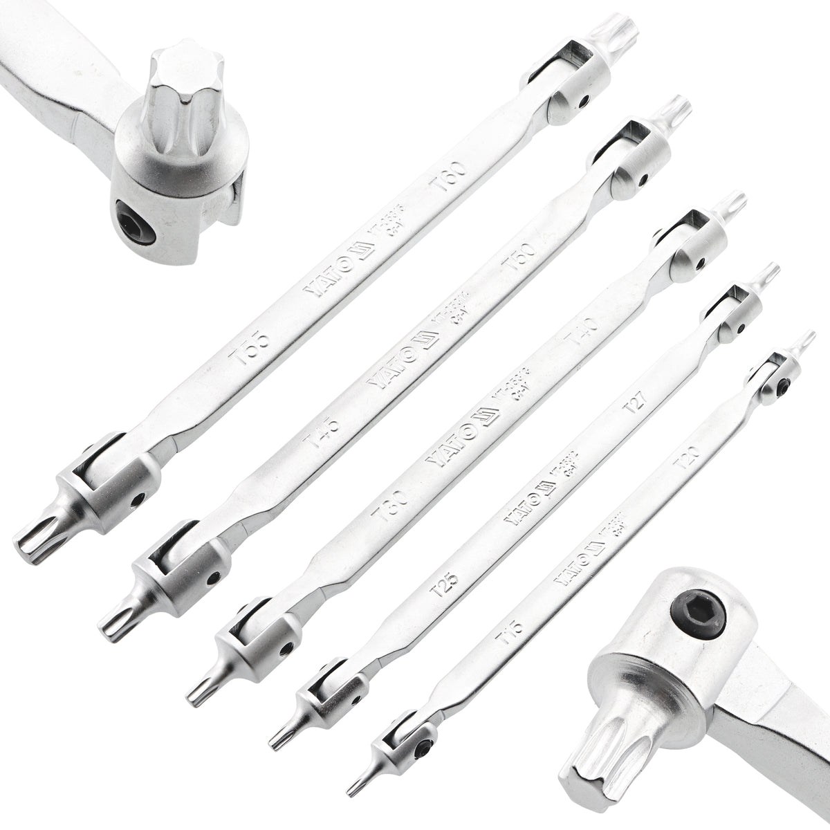 Torx-Doppelgelenkschlüssel T15 – T60