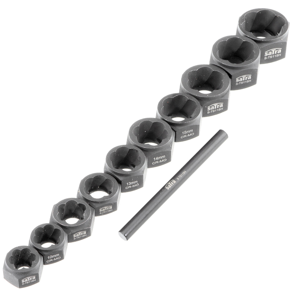 Mutternausdreher-Satz 9 – 19 mm, Linksausdreher
